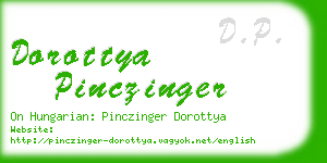 dorottya pinczinger business card